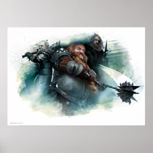 Dori, Bombur, & Oin Graphic Poster