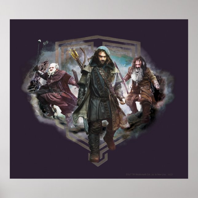 Dori, Kili, and Bifur Poster (Front)
