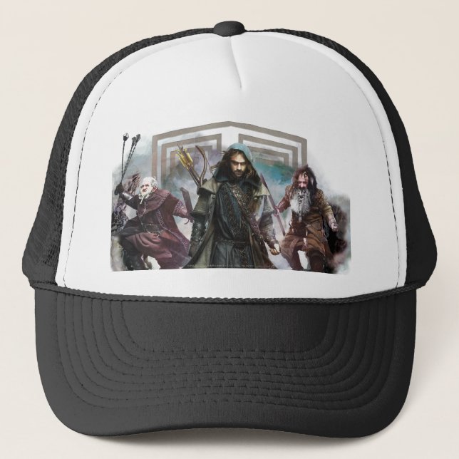 Dori, Kili, and Bifur Trucker Hat (Front)