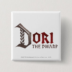 Dori Name 15 Cm Square Badge