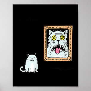 Dorian Gray's Cat Teeshirt From Skunkbear  Poster