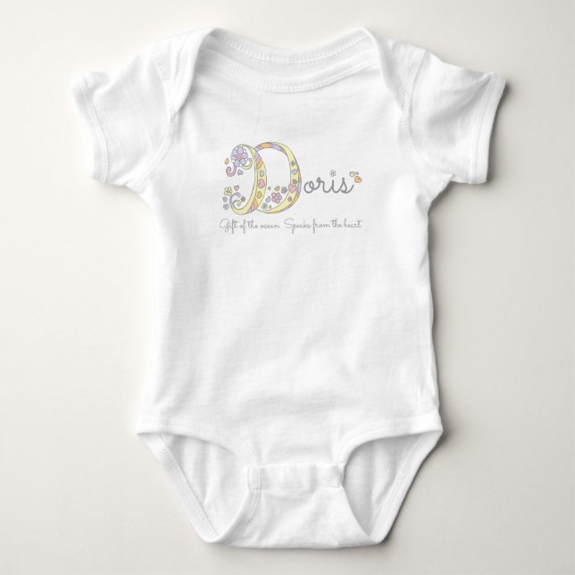 Doris girls name & meaning D monogram shirt (Front)