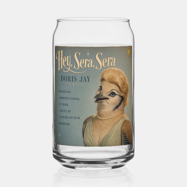 Doris Jay Album: a Parody Can Glass (Front)