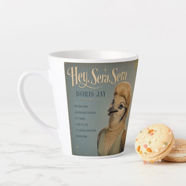 Doris Jay Album: a Parody Latte Mug (In Situ)