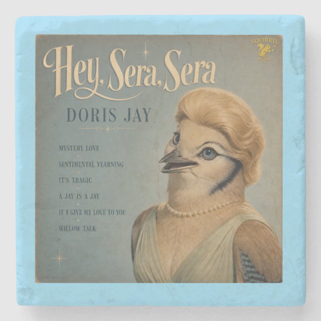 Doris Jay Album: a Parody Stone Coaster (Front)