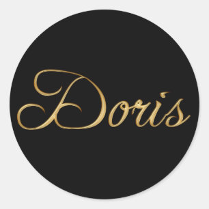 DORIS Name Branded Personalised Gift Stickers