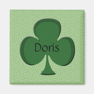 Doris Shamrock Name Magnet