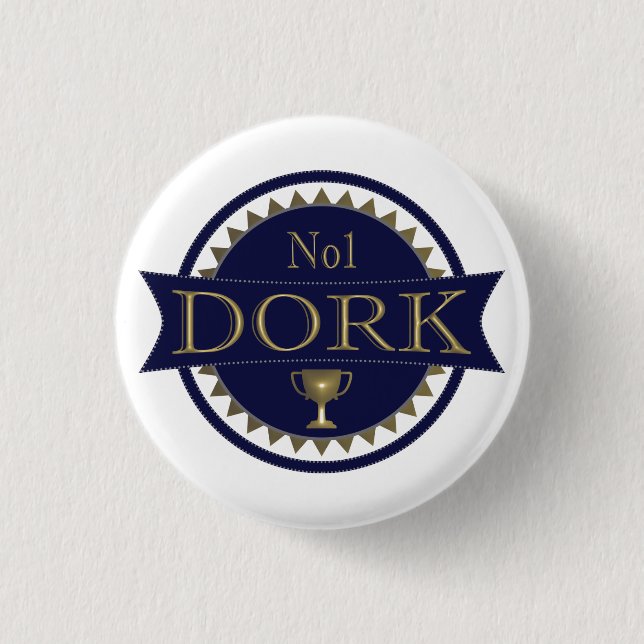Dork Award Round Badge (Front)
