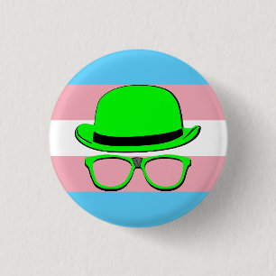 Dork Night Trans Pride Button