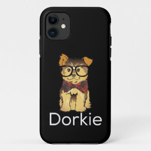 Dorkie Funny Dorky Yorkie Dog Case-Mate iPhone Case