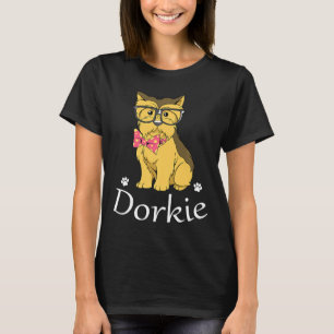 Dorkie Yorkshire Terrier Funny Yorkie Gift Premium T-Shirt