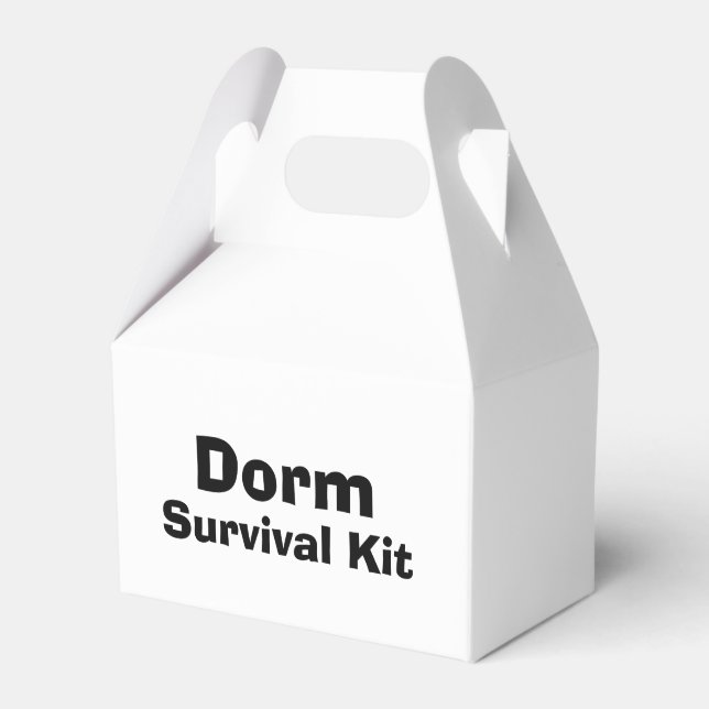 "Dorm" Survival Kit Box (Front Side)