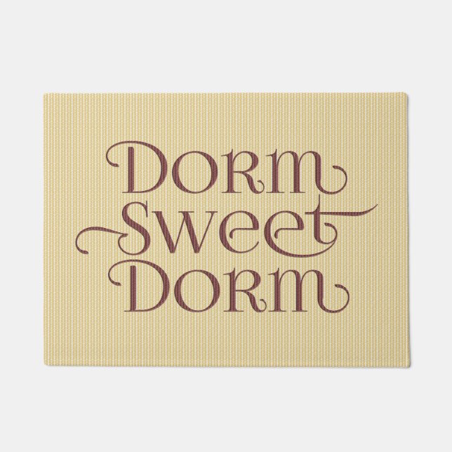 Dorm Sweet Dorm Doormat (Front)
