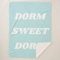Dorm Sweet Dorm in Light Aqua Blue