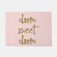 Dorm Sweet Dorm Room Decor Blush Pink and Gold