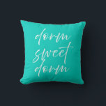 Dorm Sweet Dorm Throw Pillow | Preppy Dorm Room<br><div class="desc">Dorm Sweet Dorm Throw Pillow | Preppy Dorm Room Decor | College Dorm Pillow | Cute Freshman Dorm Gift Make your dorm feel like home with this cheerful “Dorm Sweet Dorm” throw pillow, designed to add a cozy and stylish touch to any college dorm room. Featuring a clean handwritten script...</div>