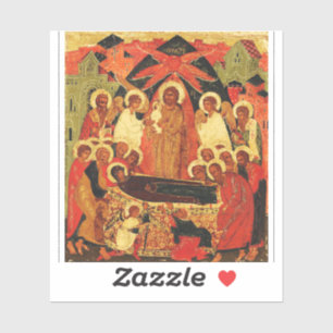 Dormition of the Mother of God orthodox icon 