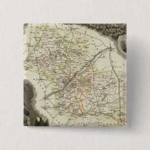 Dormouse and Dear 15 Cm Square Badge