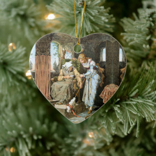 Dornröschen – Sleeping Beauty – Grimm Märchen Ceramic Tree Decoration