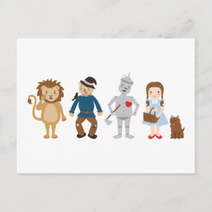 Dorothy and Friends Postcard