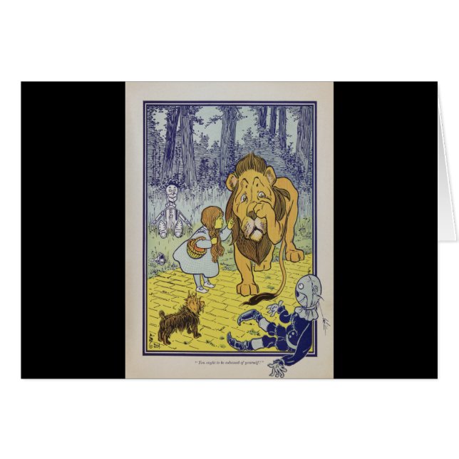 Dorothy and the Cowardly Lion from Wizard of Oz (Front Horizontal)