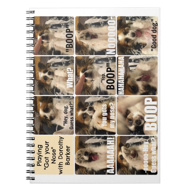 Dorothy Barker Spiral Notebook (Front)