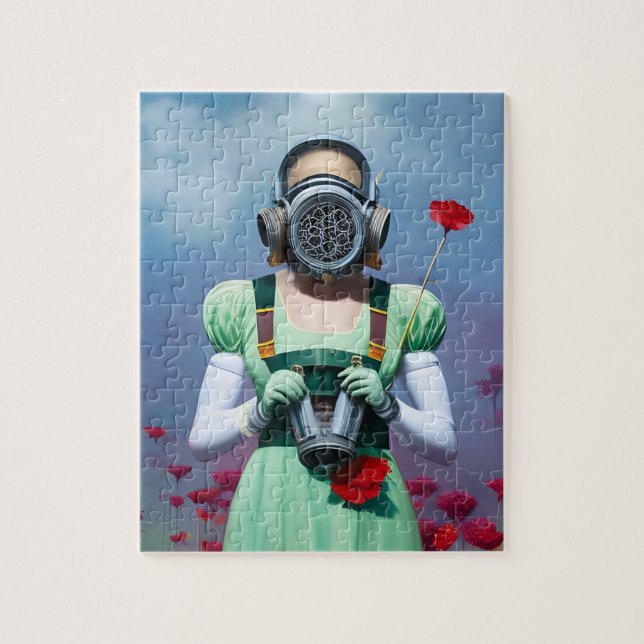 Dorothy in a Gas Mask Jigsaw Puzzle (Vertical)