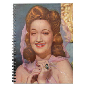 Dorothy Lamour 1940s star of the 'Road' pictures Spiral Notebook