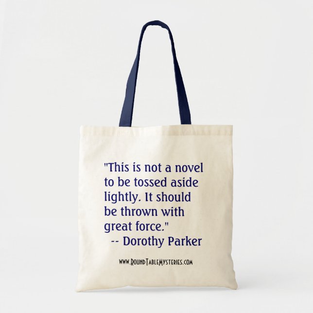 Dorothy Parker Book Bag (Front)
