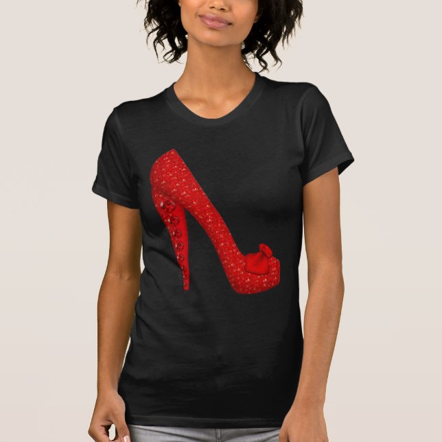 Dorothy Ruby Pump T-Shirt (Front)