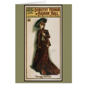 Dorothy Vernon Theatre Poster On Cards