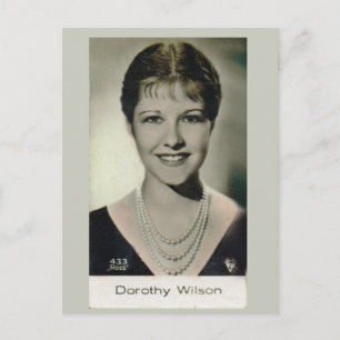 Dorothy Wilson Postcard