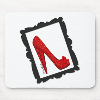 Dorothy's Framed Ruby Red Heels Mouse Pad