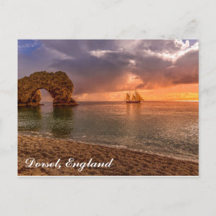 Dorset England Durdle Door Travel Photo Postcard