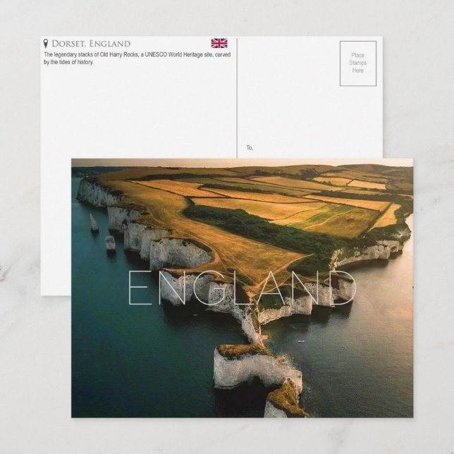 Dorset, England Travel Postcard (Front/Back)