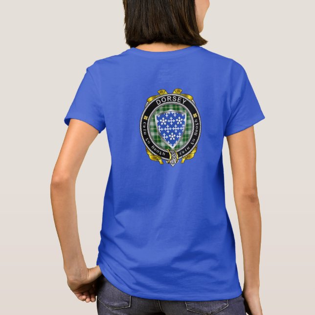 Dorsey/Darcy Irish Shield Women's T-Shirt (Back)