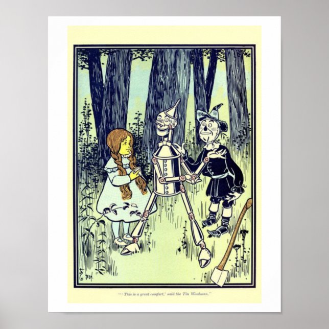 Dorthy & Scare Crow meet Tin Man   Poster (Front)