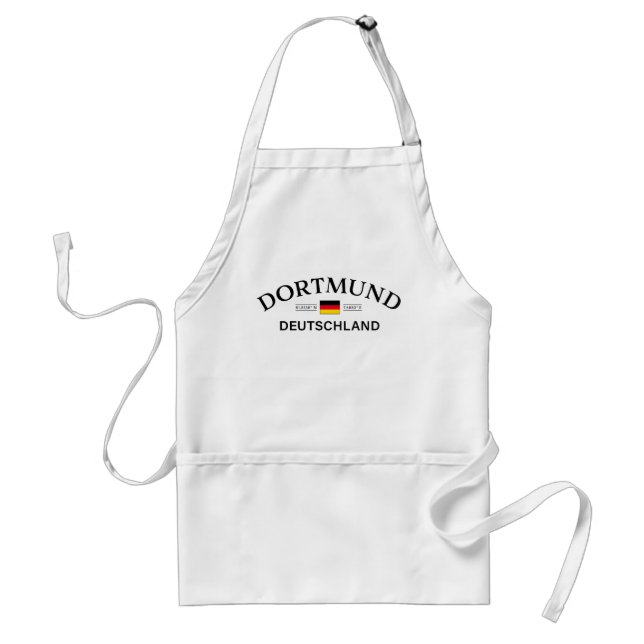 Dortmund Deutschland Coordinates German Standard Apron (Front)