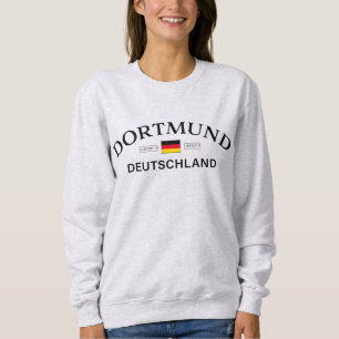 Dortmund Deutschland Coordinates German Sweatshirt