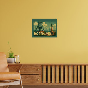 Dortmund Germany City Art Poster