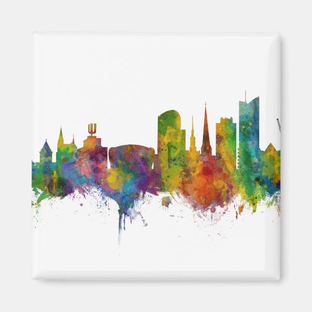 Dortmund Germany Skyline Magnet (Front)