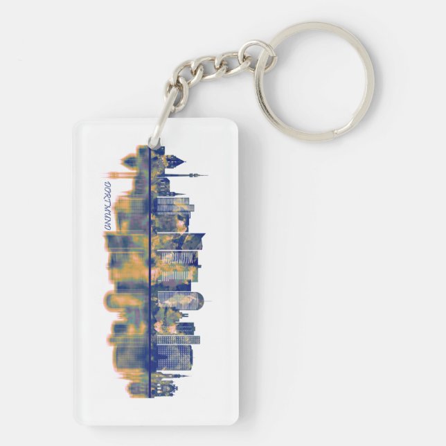 Dortmund Skyline Key Ring (Back)