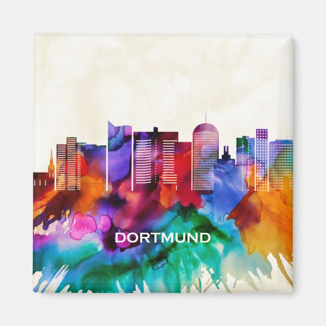 Dortmund Skyline Magnet (Front)