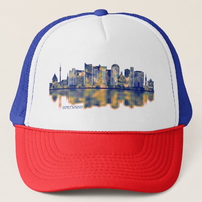 Dortmund Skyline Trucker Hat (Front)