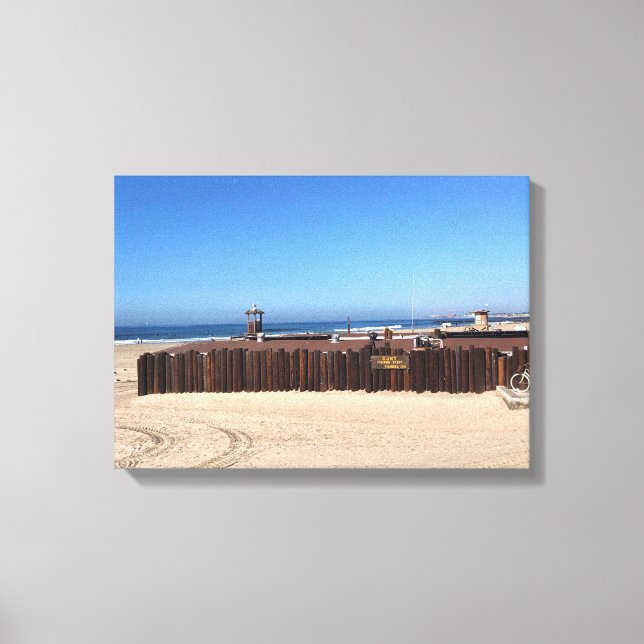 Dory Fishing Fleet, Newport Beach, California Canvas Print (Front)