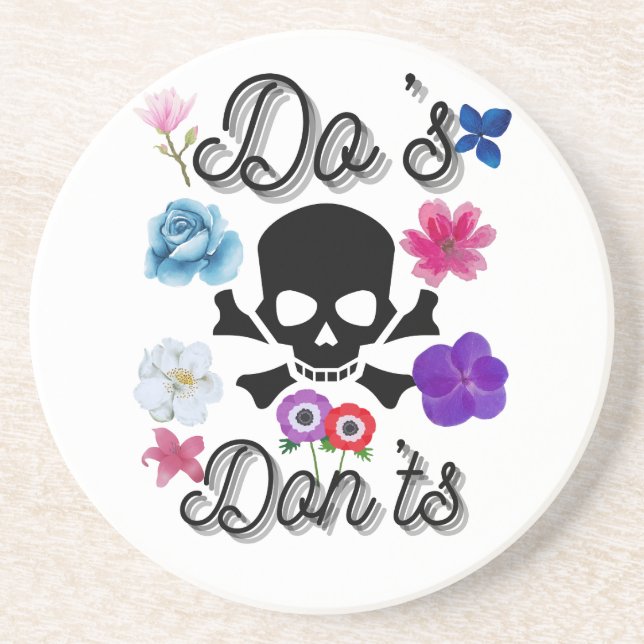 Do's and Don'ts Coaster (Front)