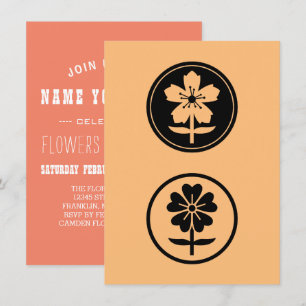 dos flores invitation