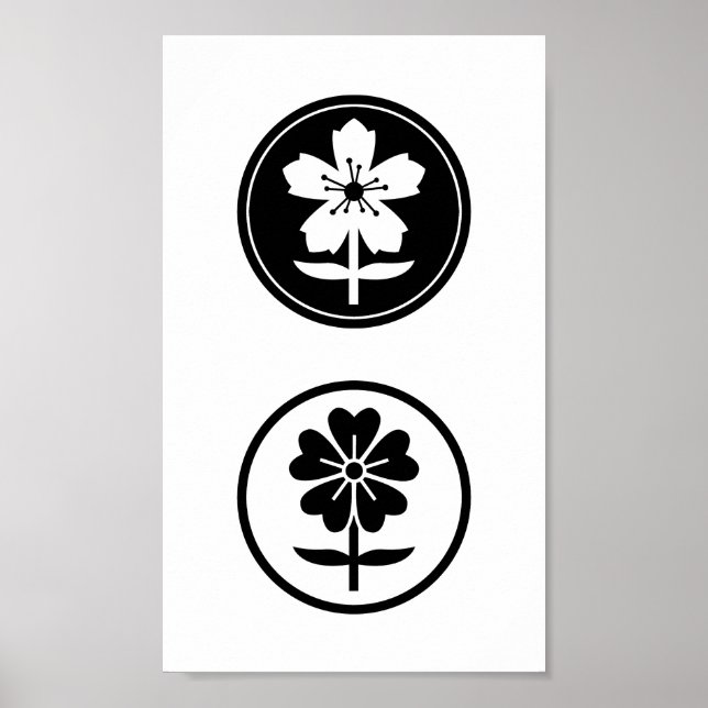 dos flores poster (Front)