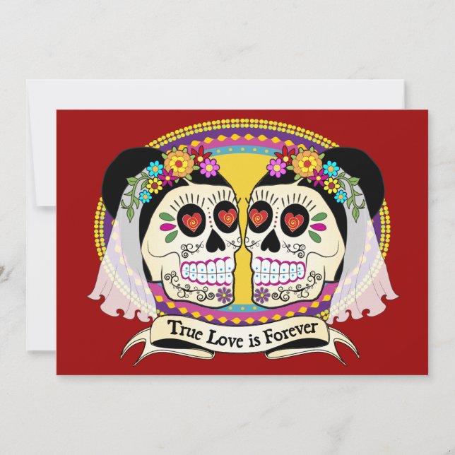 Dos Novias (2 Brides) Invitation (Front)