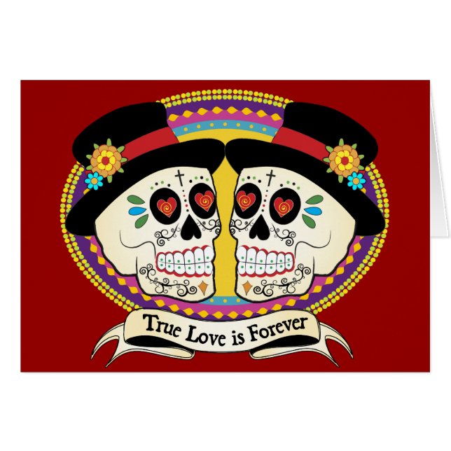 Dos Novios (2 Grooms) Card (Front Horizontal)